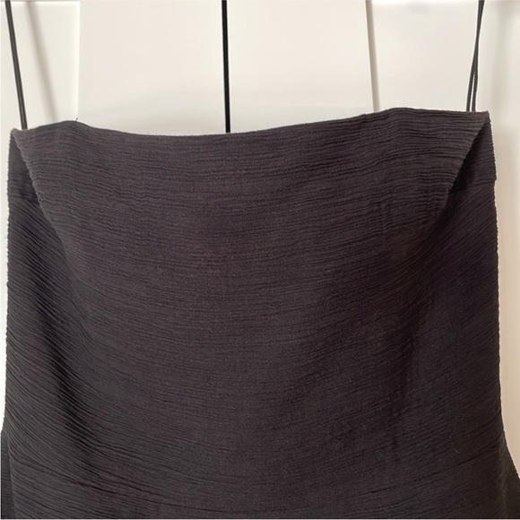 Alexis Sunniva strapless pleated gown XS black. Worn once, perfect condition - Picture 2 of 6